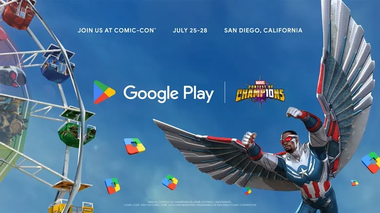 Marvel Contest of Champions and Google Play Collaborate for a High-Flying Experience at San Diego Comic-Con 2024